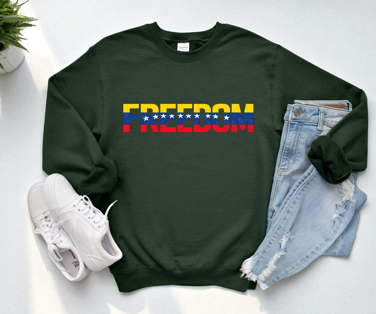 Free Venezuela Crewneck Sweatshirt