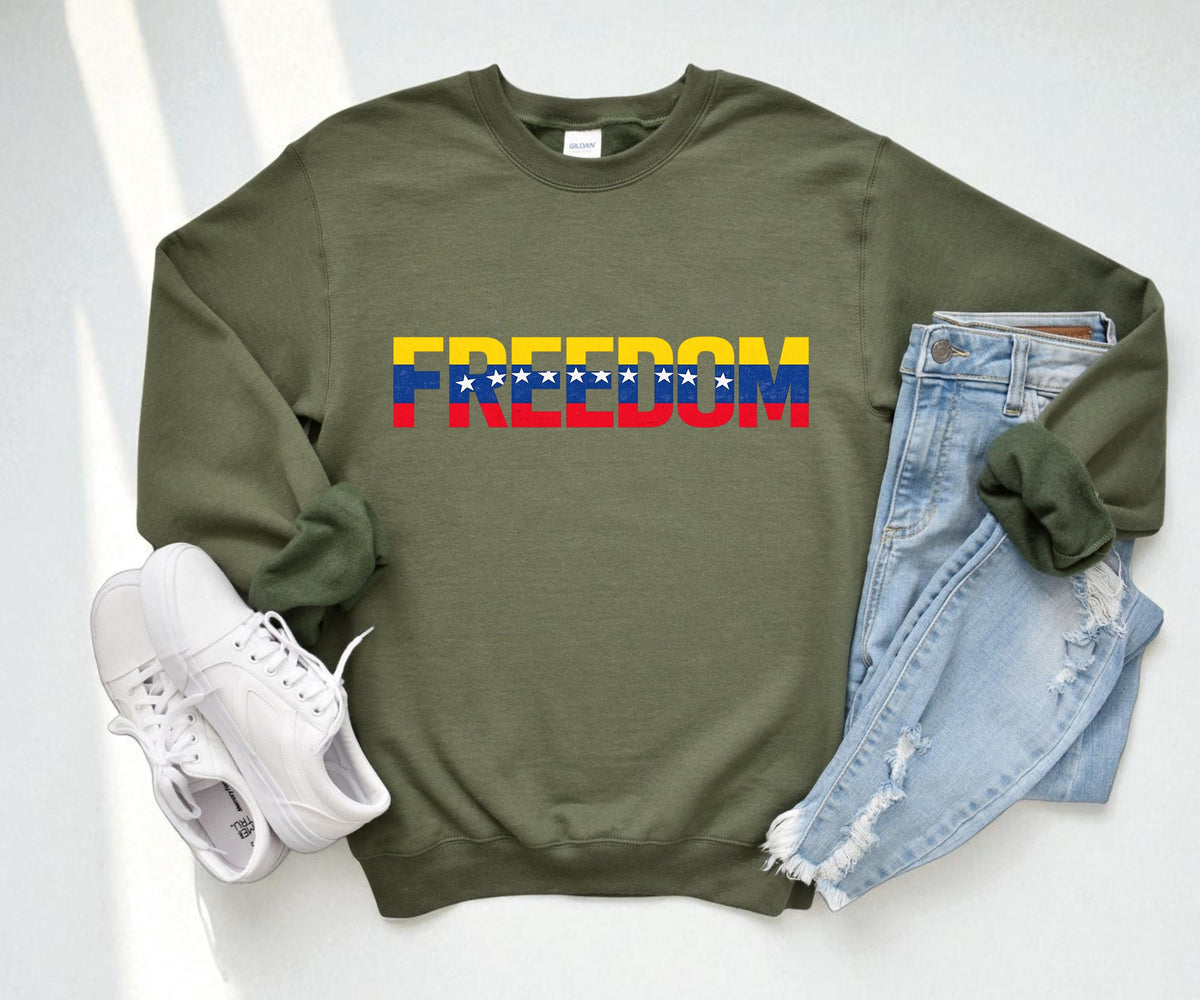 Free Venezuela Crewneck Sweatshirt