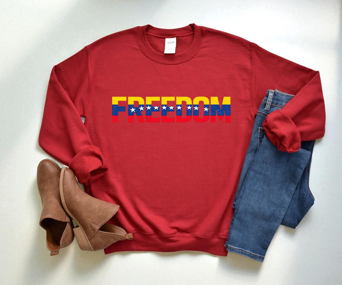 Free Venezuela Crewneck Sweatshirt