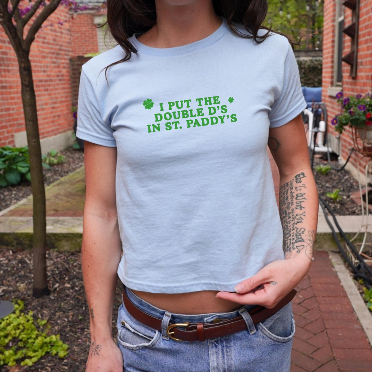 I Put The Double D'S in St. Paddy's Baby Tee