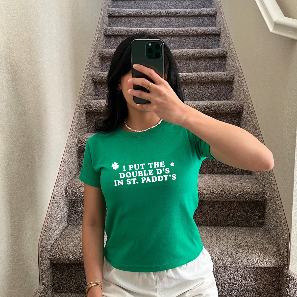 I Put The Double D'S in St. Paddy's Baby Tee