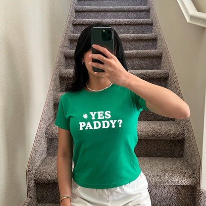 Yes paddy? Tee