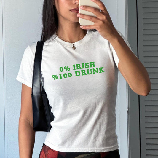 0 Irish 100 Drunk Tee