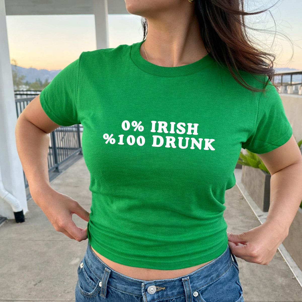 0 Irish 100 Drunk Tee