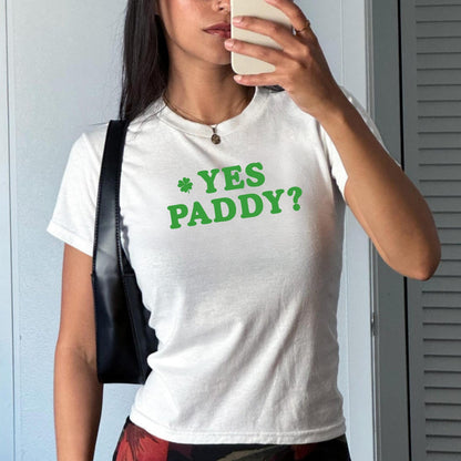 Yes paddy? Tee