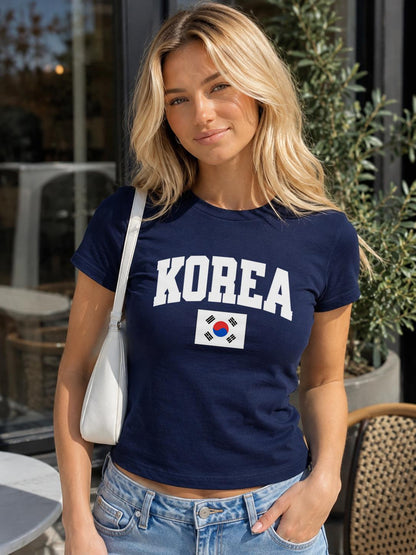 South Korea Baby Tee