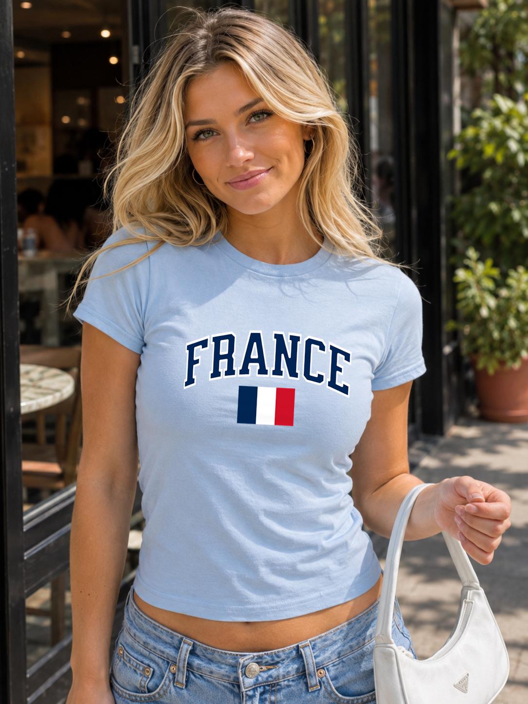 France Baby Tee