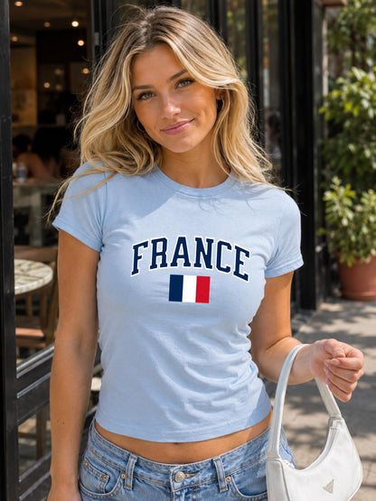 France Baby Tee