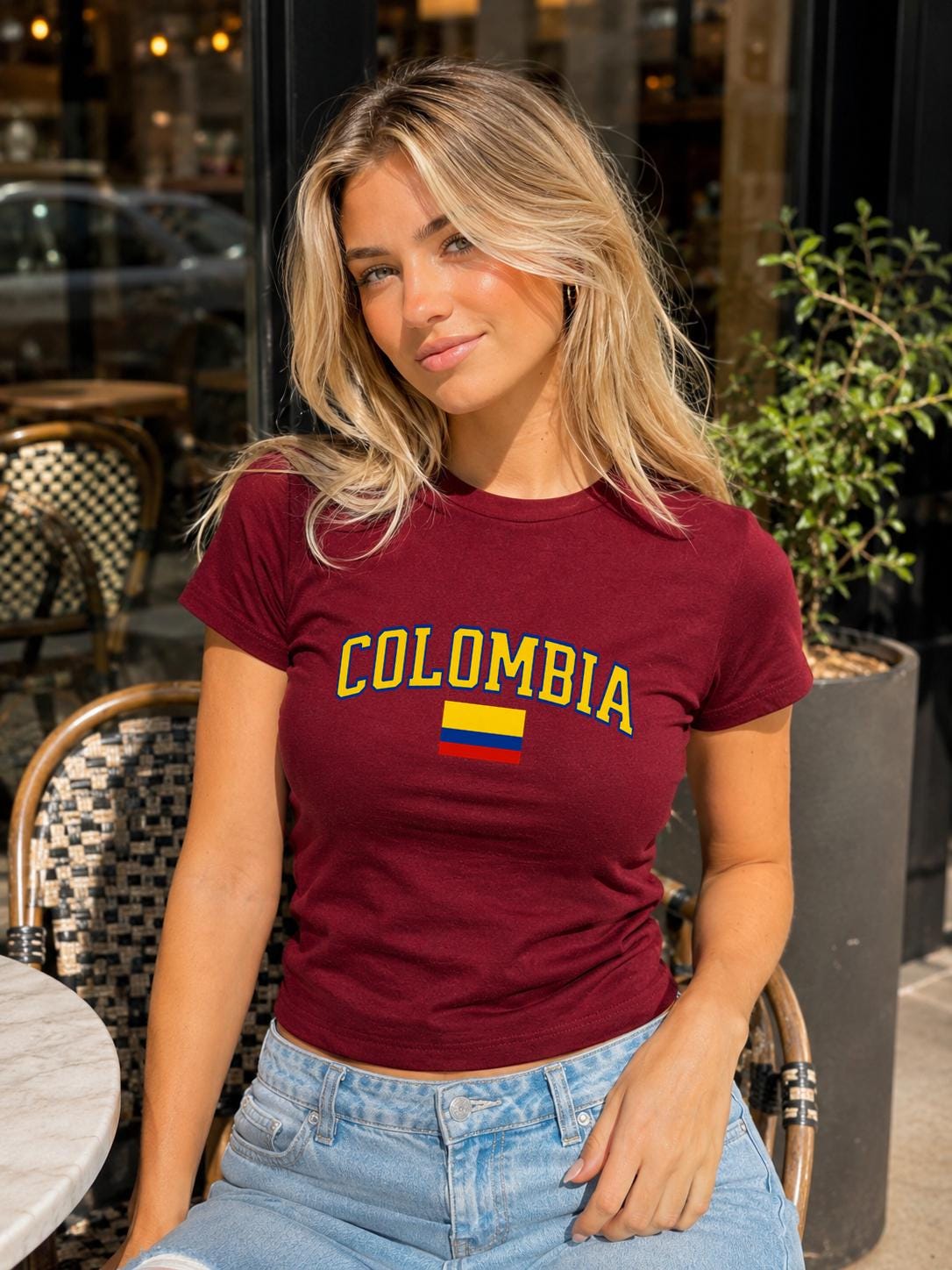 Colombia Baby Tee