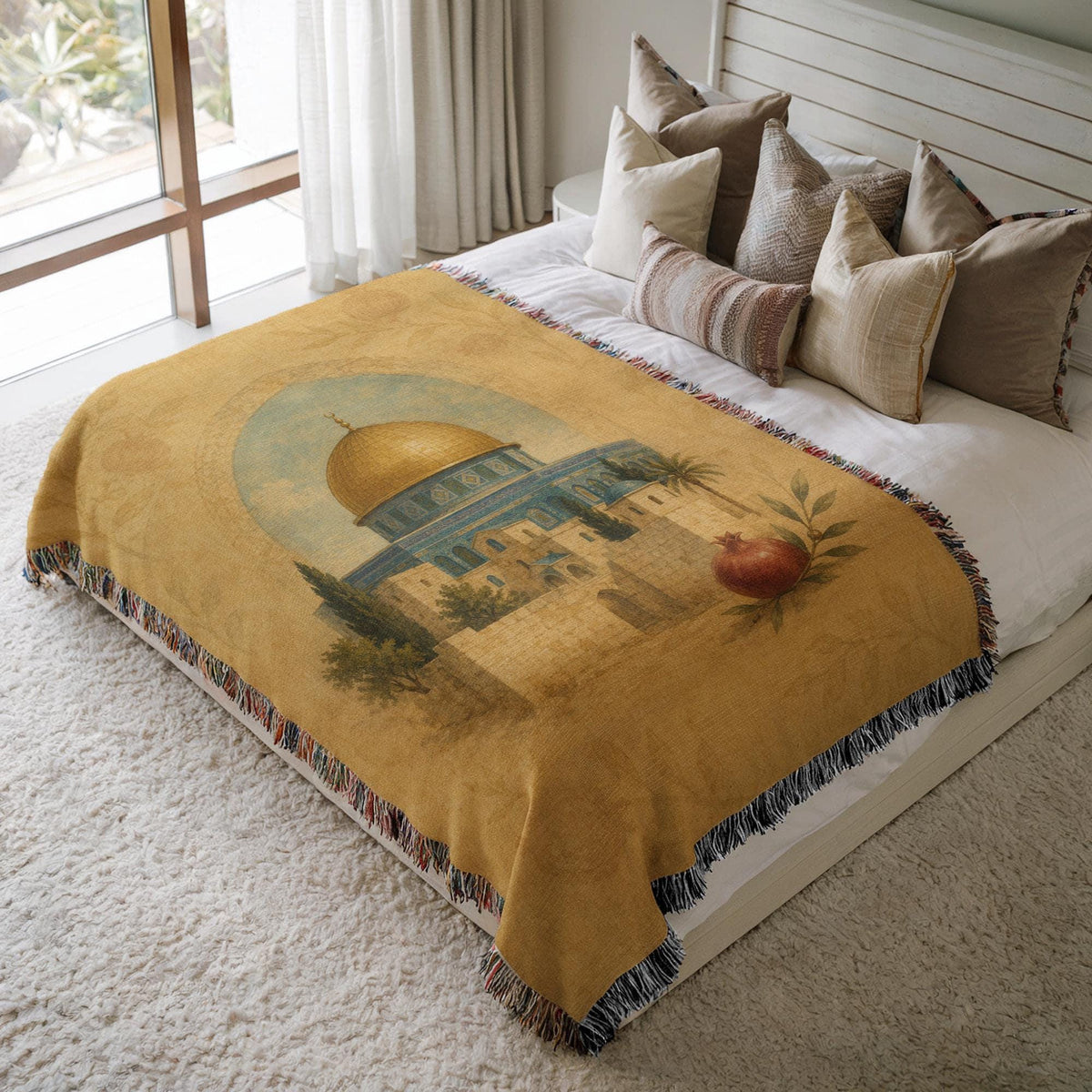 Ottoman Mosque Woven Blanket