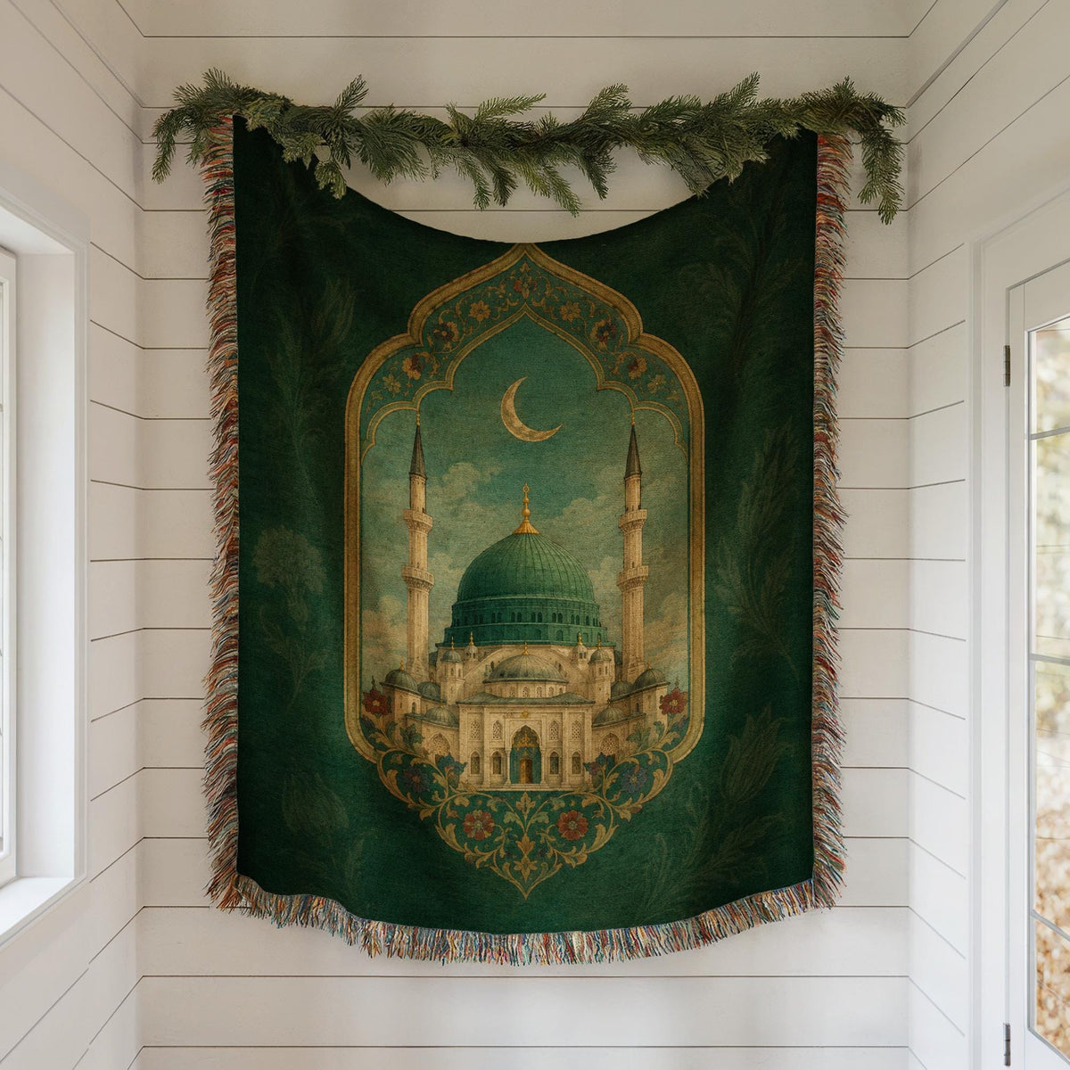 Ottoman Mosque Woven Blanket