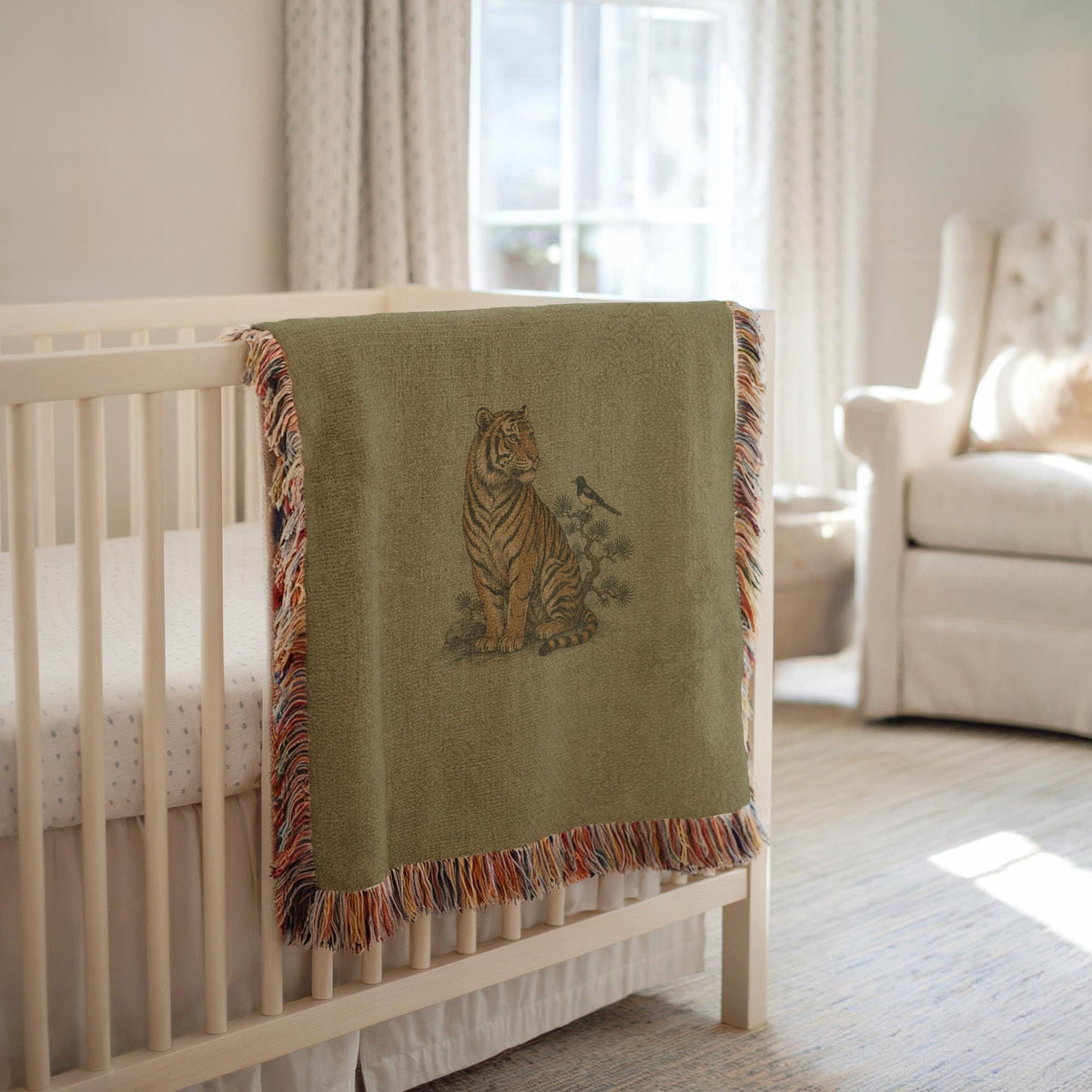 Tiger Woven Blanket