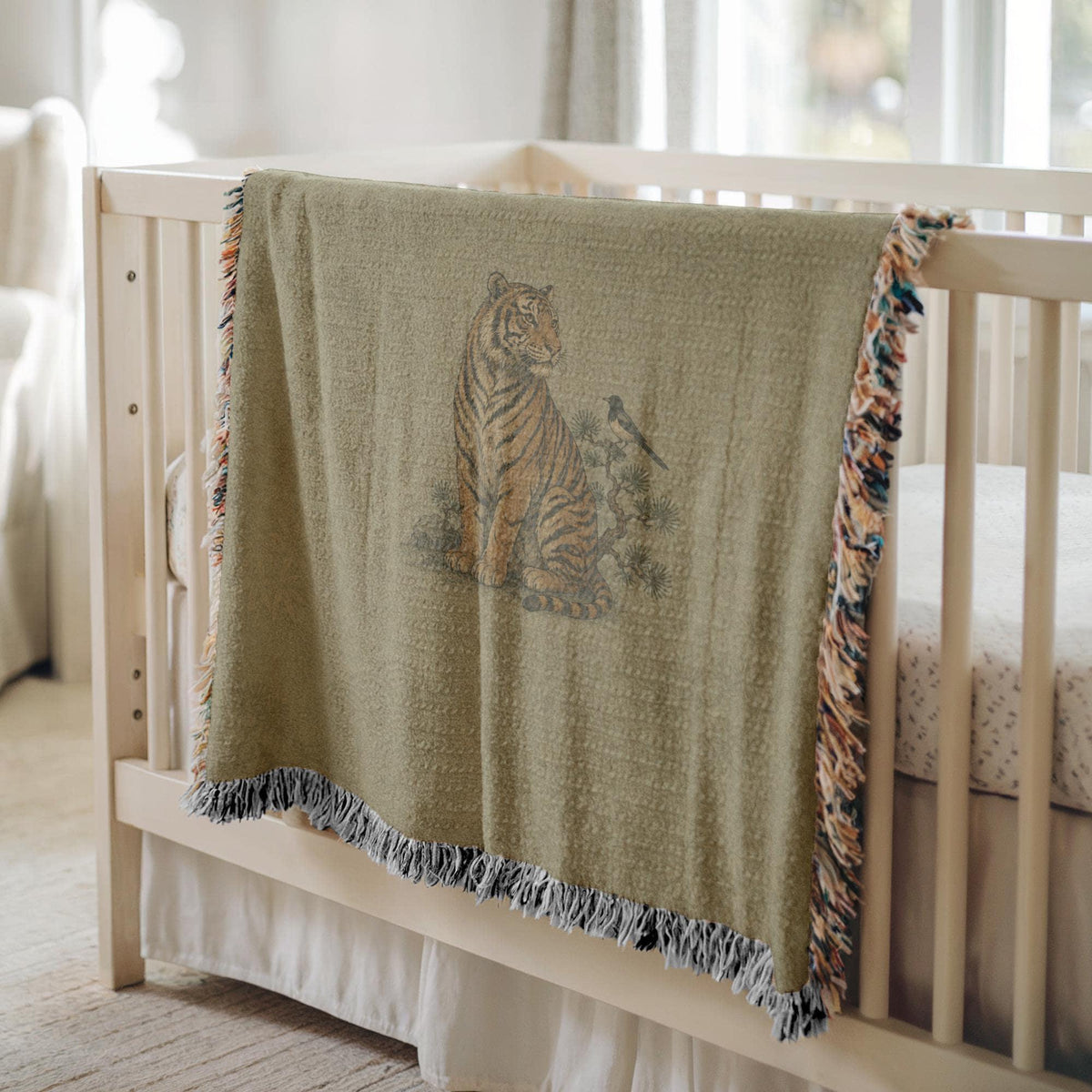 Tiger Woven Blanket