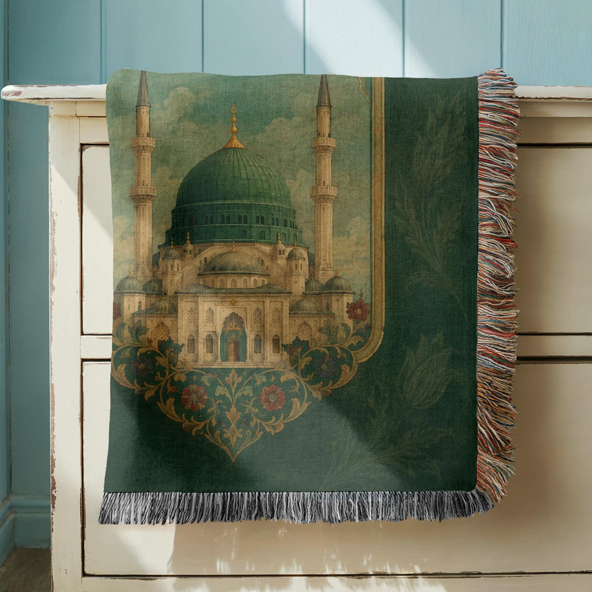 Ottoman Mosque Woven Blanket