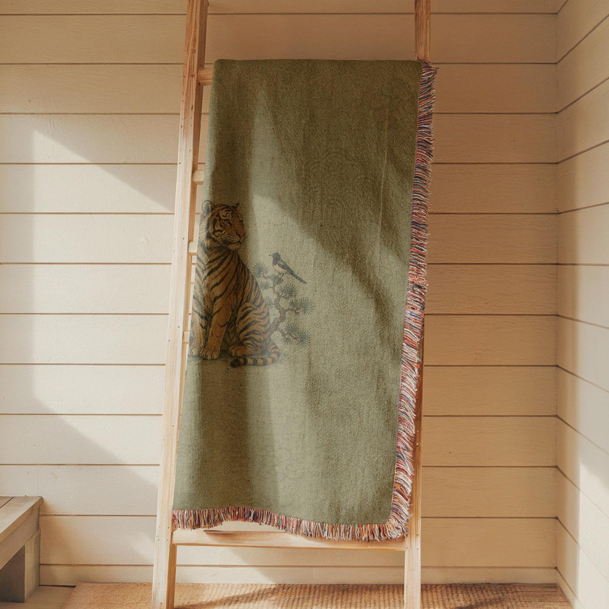 Tiger Woven Blanket