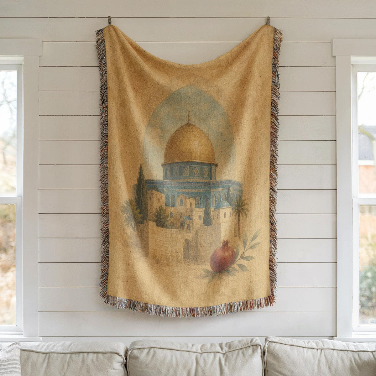 Ottoman Mosque Woven Blanket
