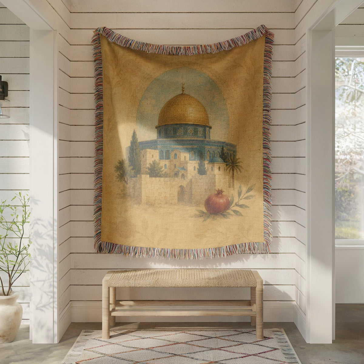 Ottoman Mosque Woven Blanket