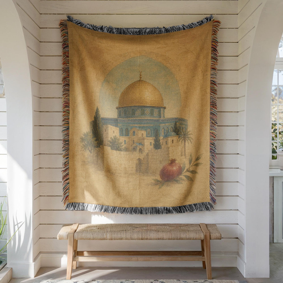 Ottoman Mosque Woven Blanket