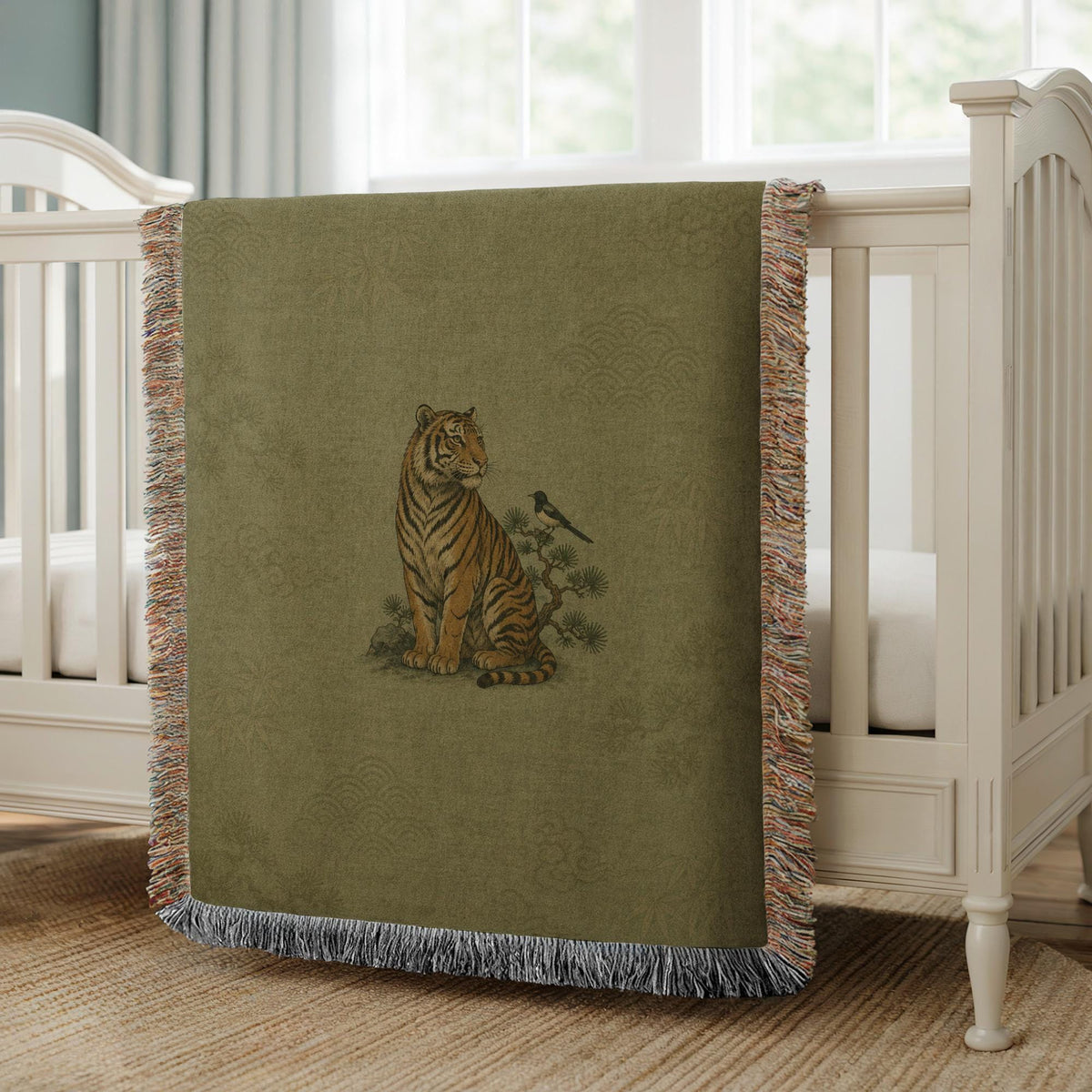 Tiger Woven Blanket