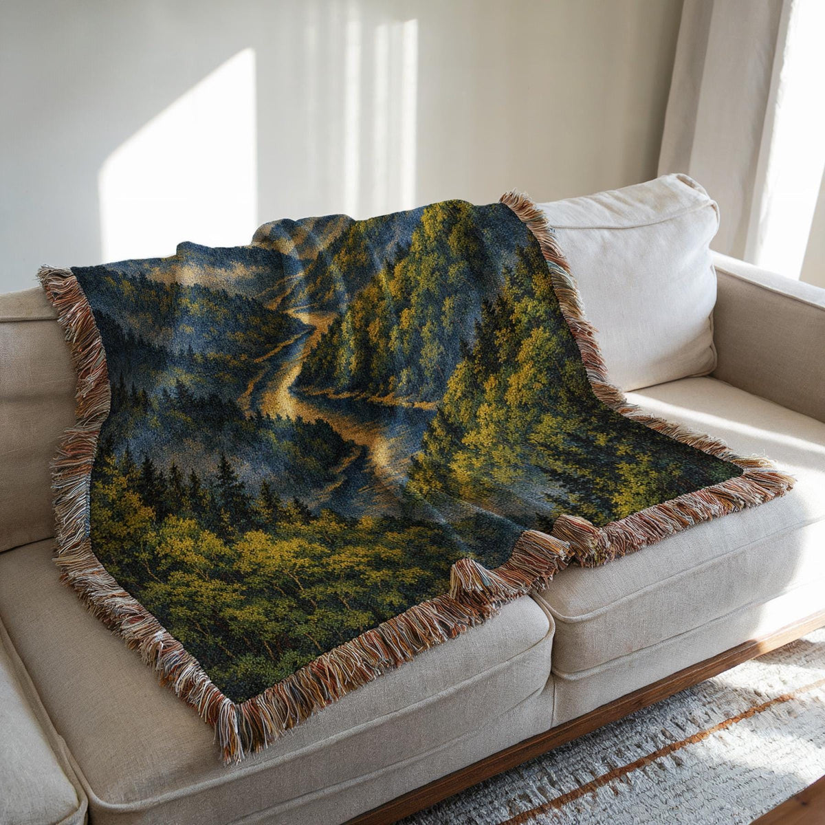 West Virginia Woven Blanket