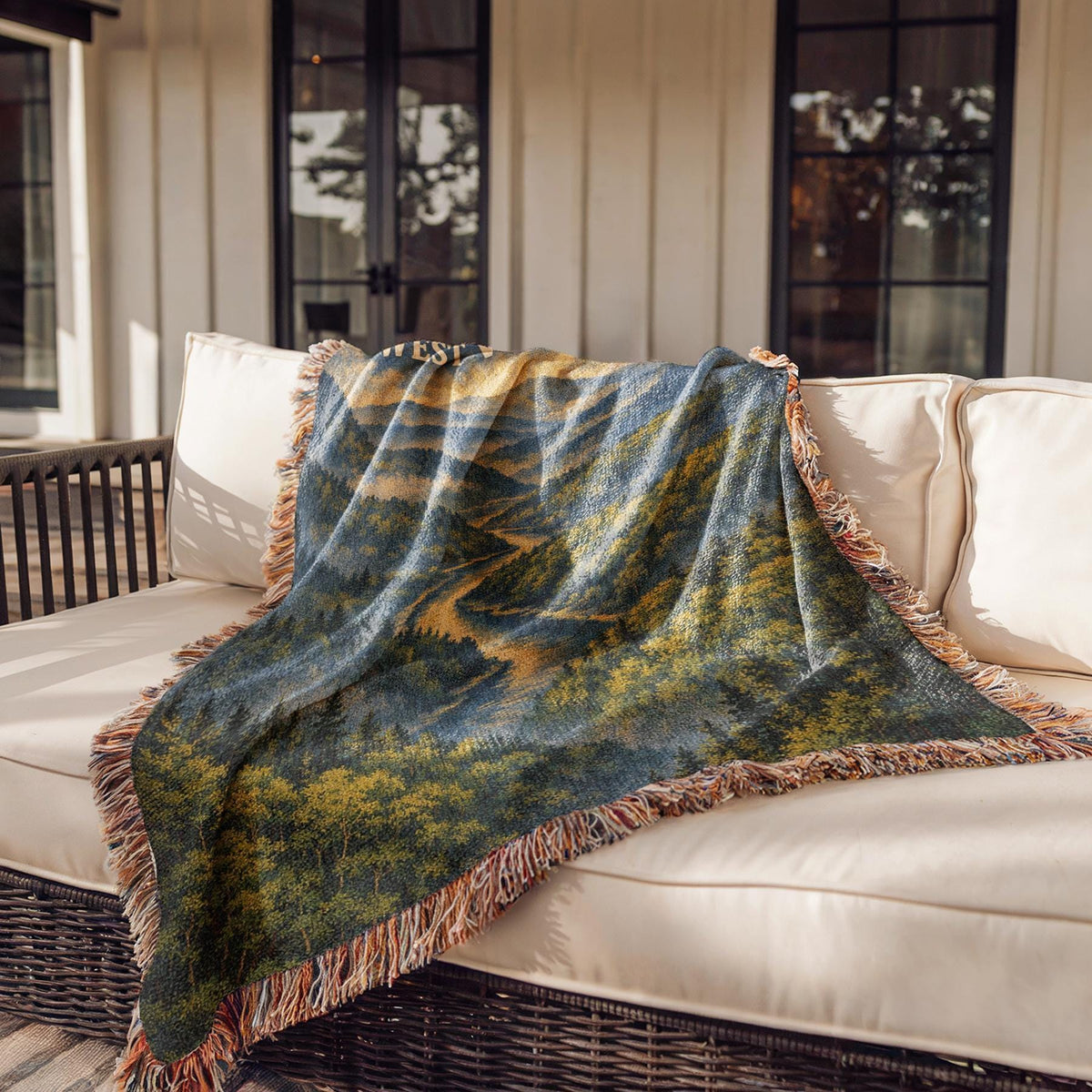 West Virginia Woven Blanket