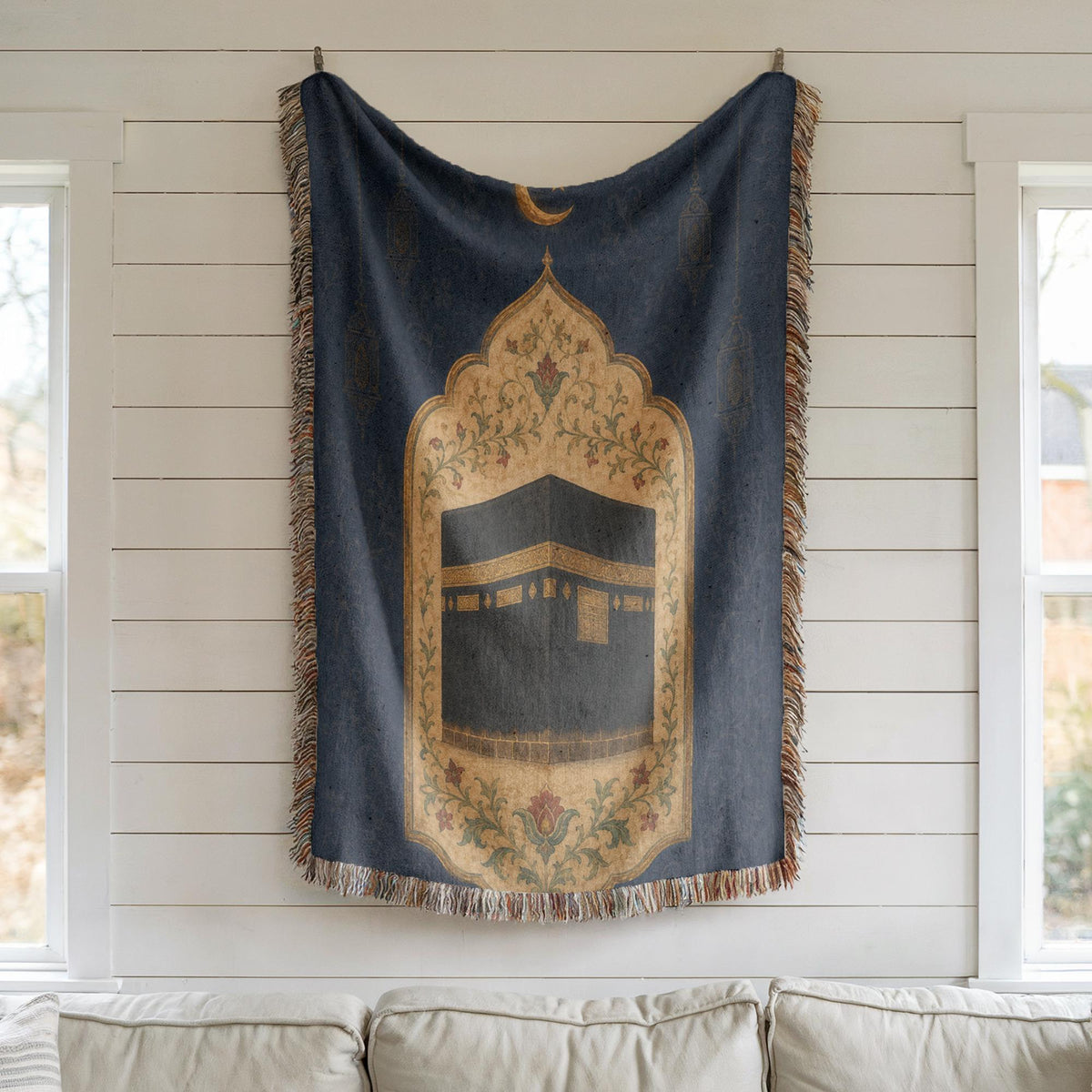 Kaaba Woven Blanket