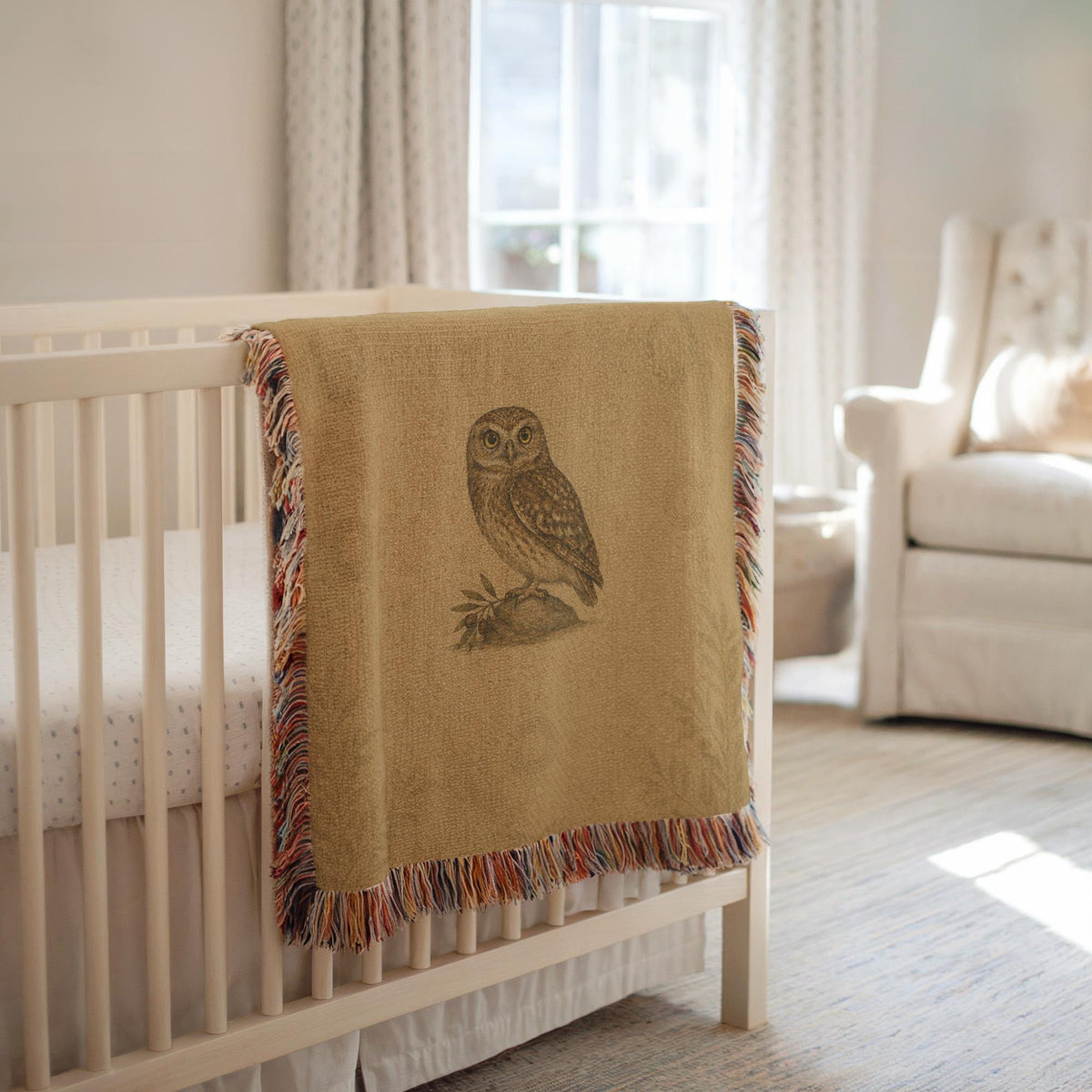 Owl Woven Blanket