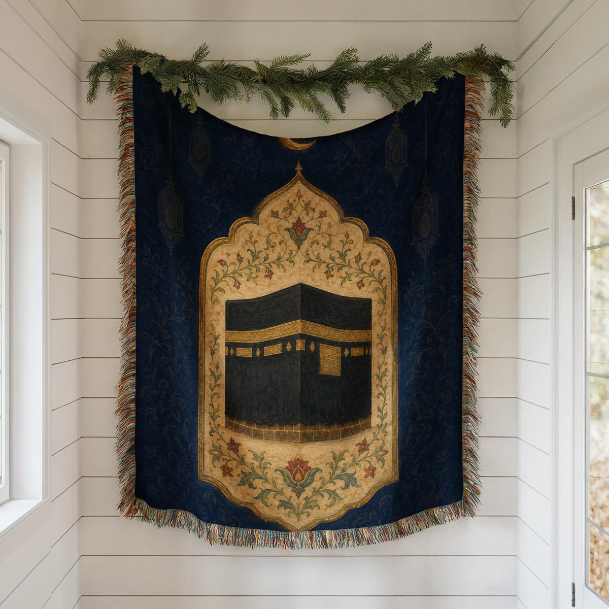 Kaaba Woven Blanket
