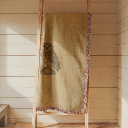 Owl Woven Blanket