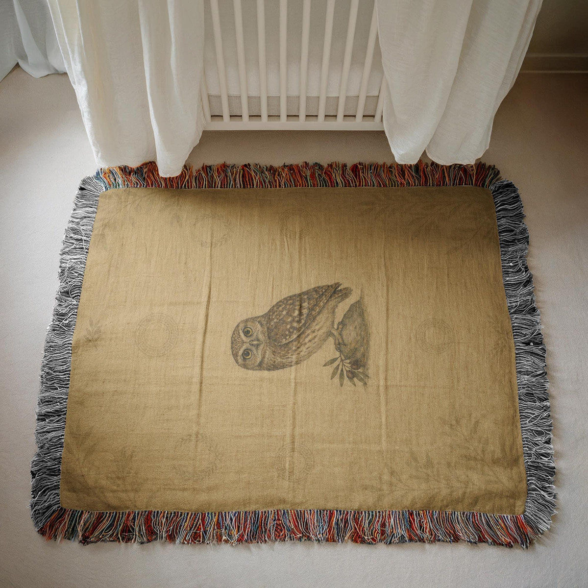 Owl Woven Blanket
