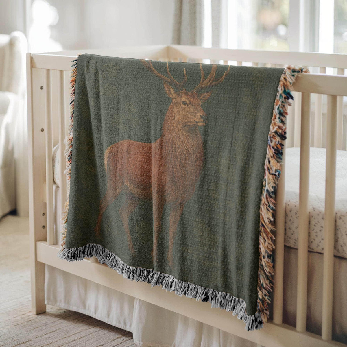 Stag Woven Blanket