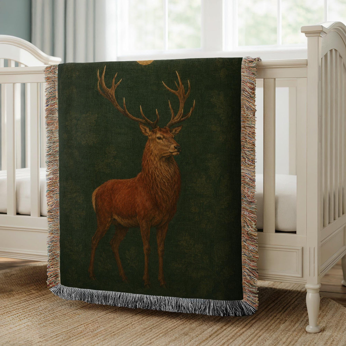 Stag Woven Blanket