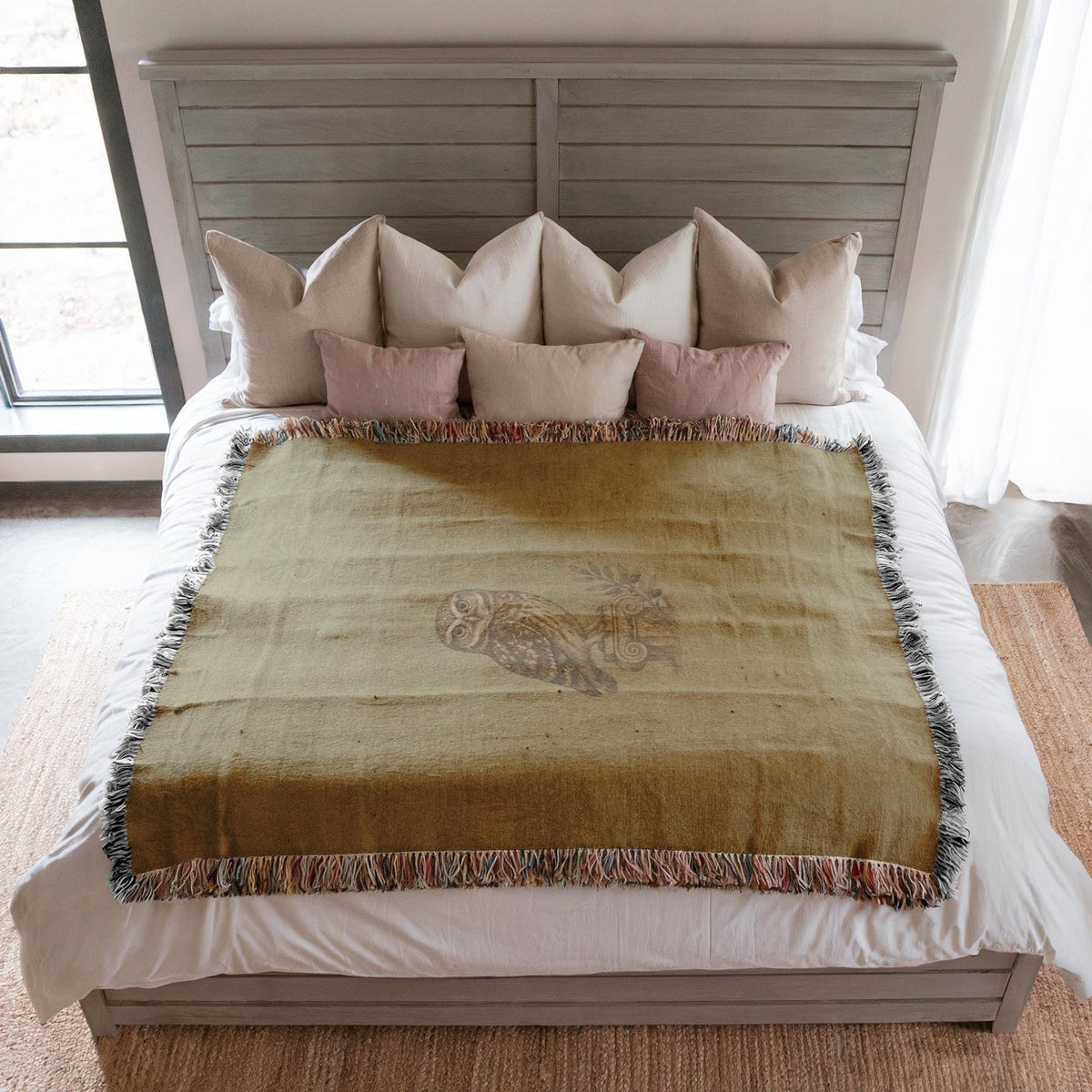 Owl Woven Blanket