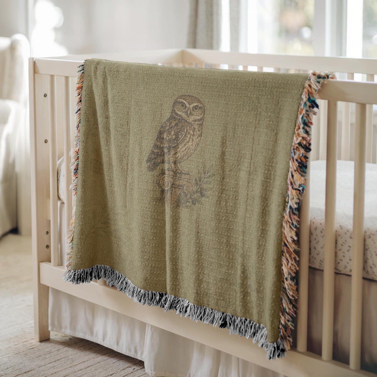Owl Woven Blanket