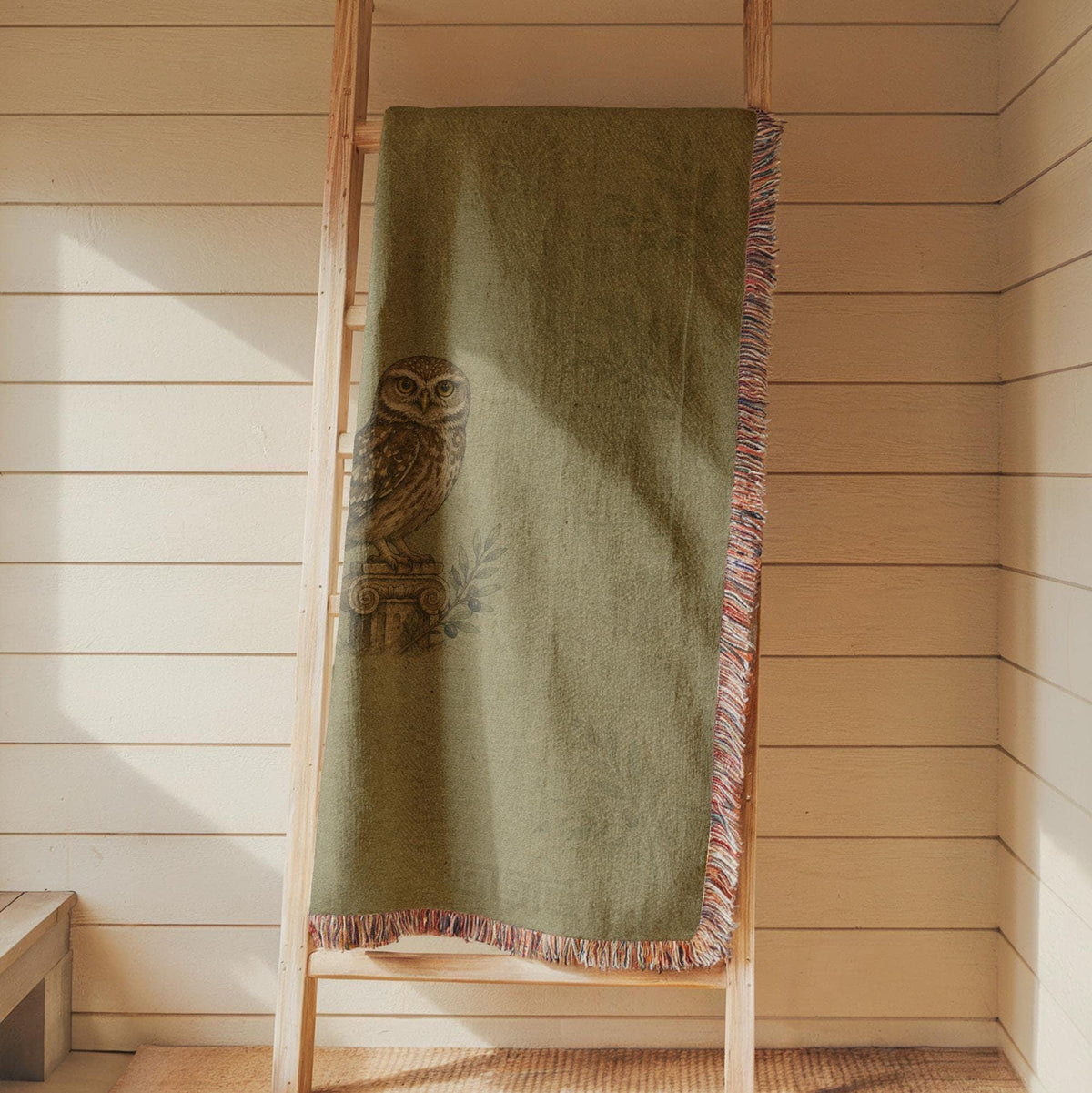 Owl Woven Blanket