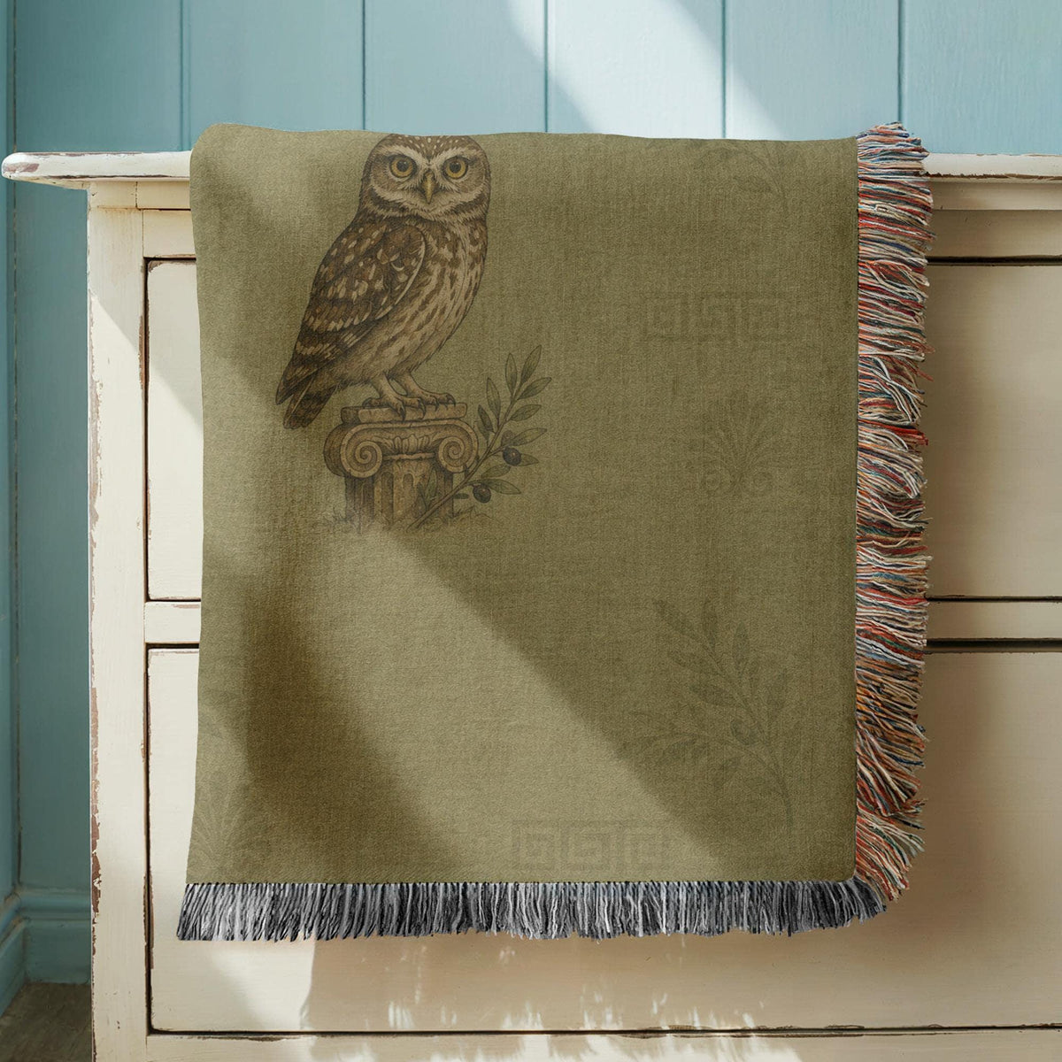 Owl Woven Blanket