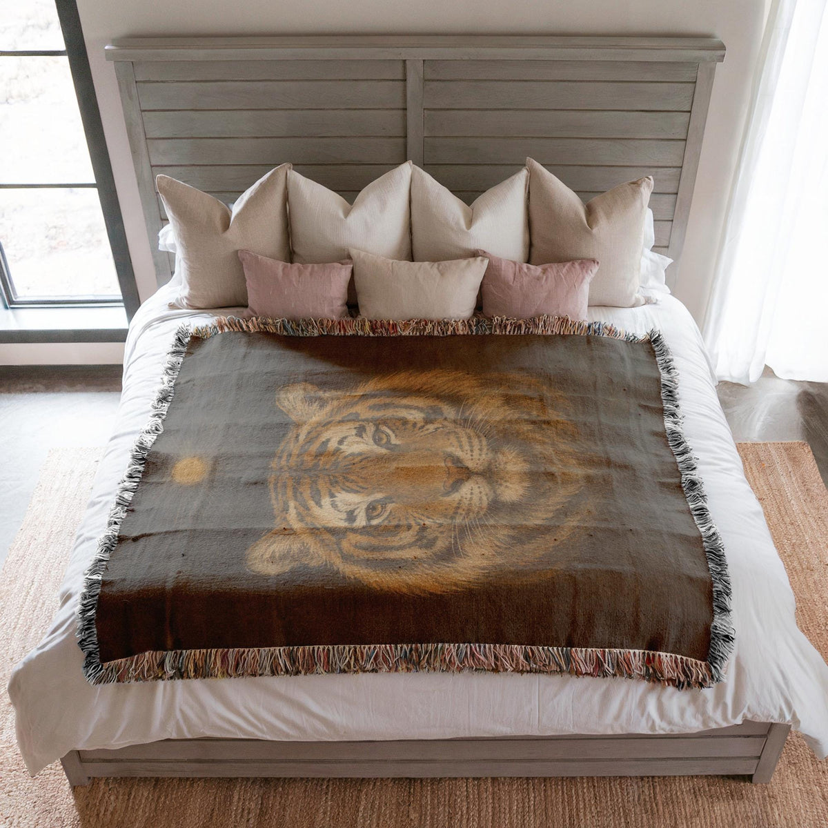 Tiger Woven Blanket