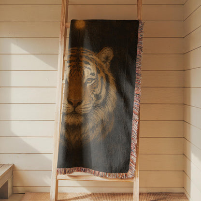 Tiger Woven Blanket