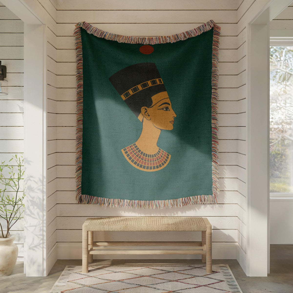 Nefertiti Woven Blanket