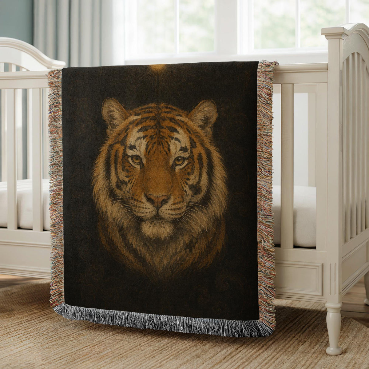 Tiger Woven Blanket