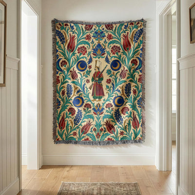Ottoman Warrior Woven Blanket