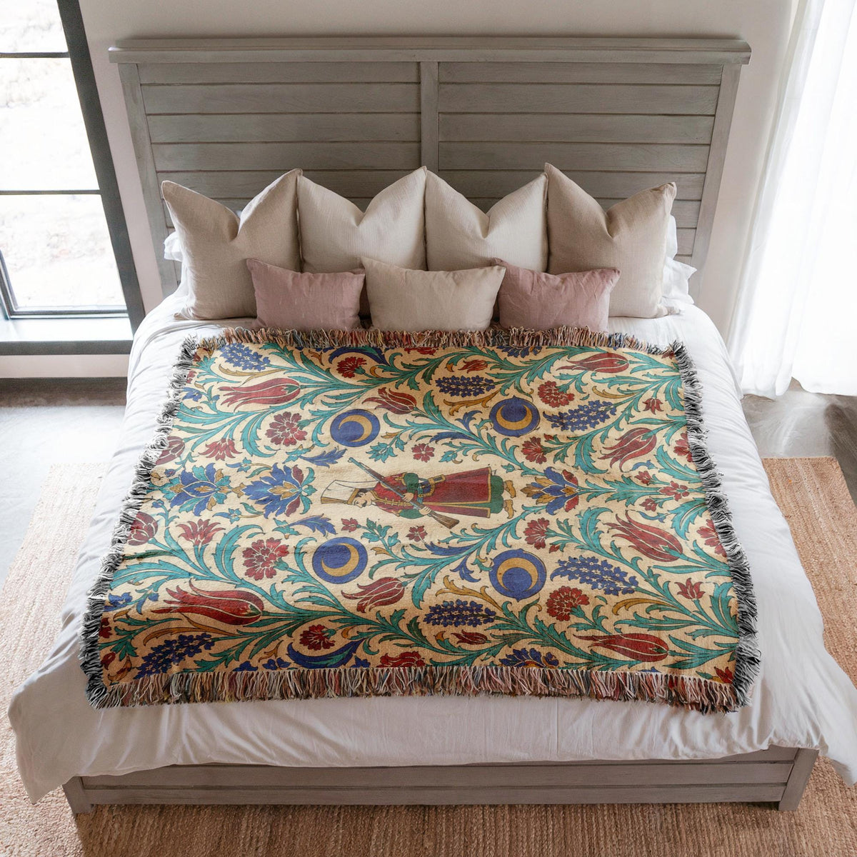 Ottoman Warrior Woven Blanket