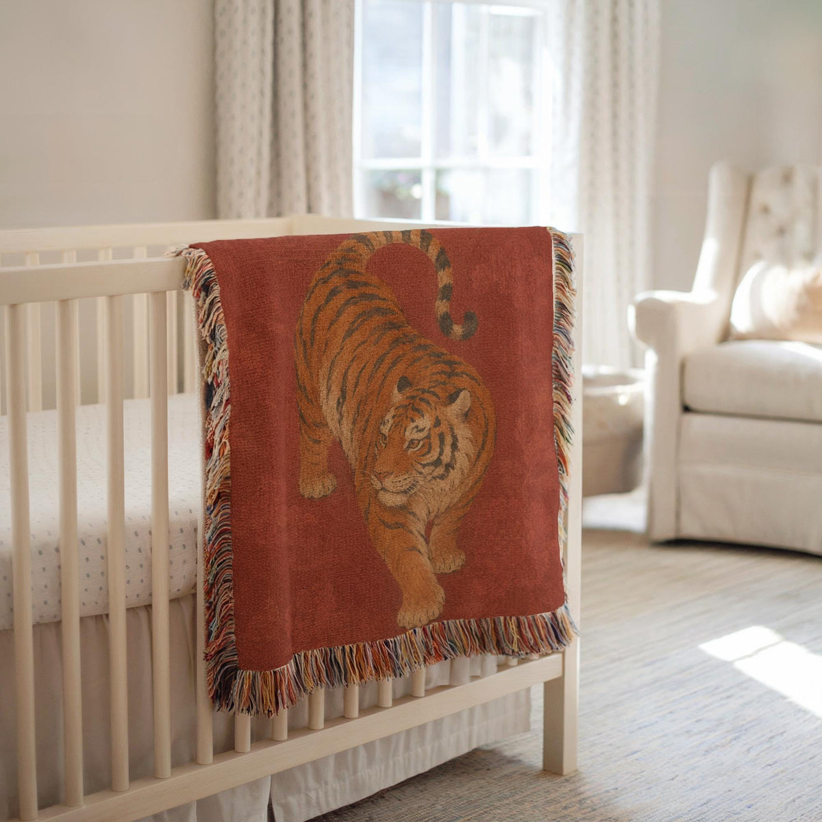 Tiger Woven Blanket