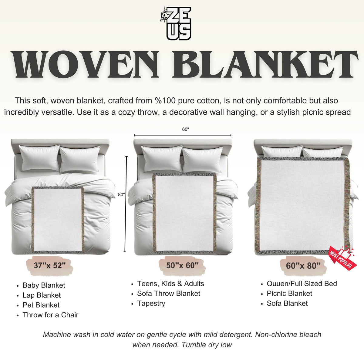 Ottoman Warrior Woven Blanket