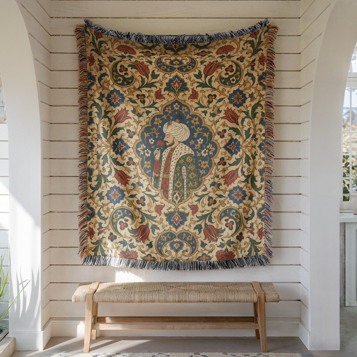 Ottoman Sultan Woven Blanket