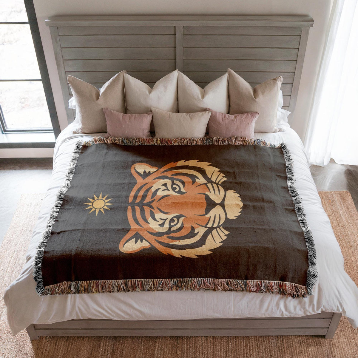 Tiger Woven Blanket