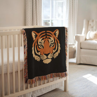 Tiger Woven Blanket