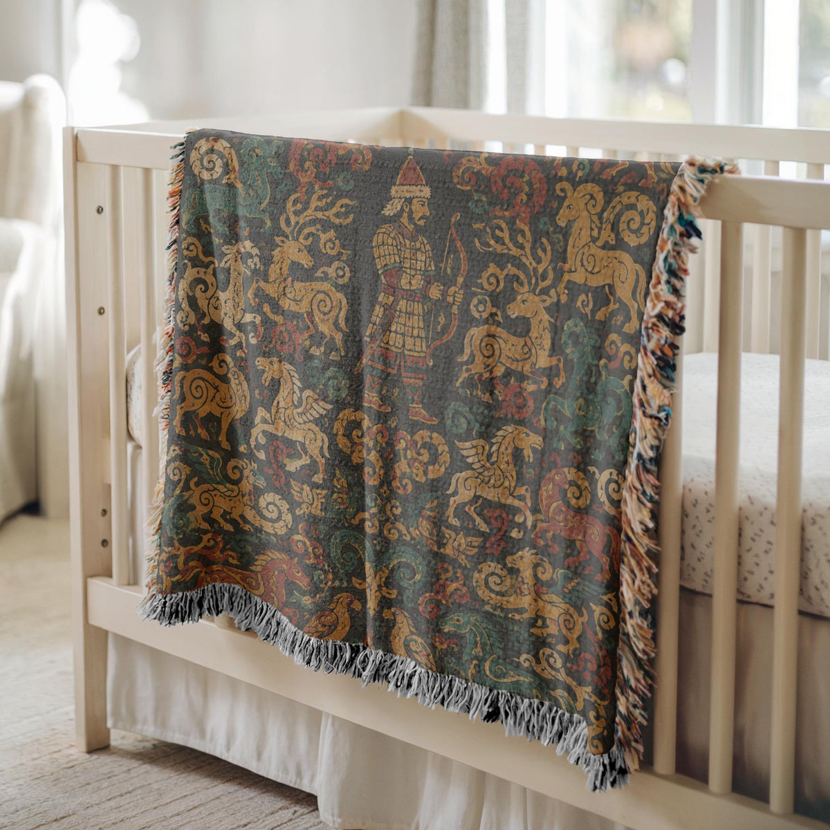 Steppe Archer Woven Blanket
