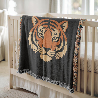 Tiger Woven Blanket