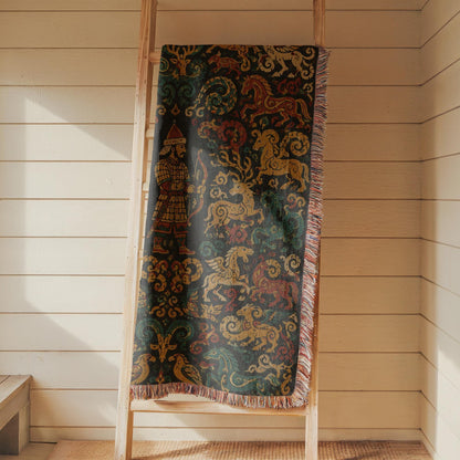 Steppe Archer Woven Blanket